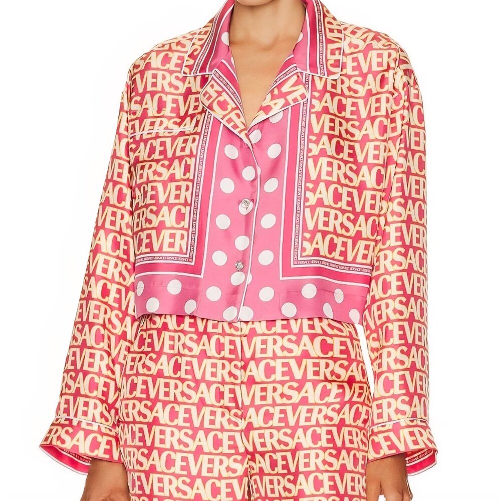 Versace silk top - Picture 4 of 4